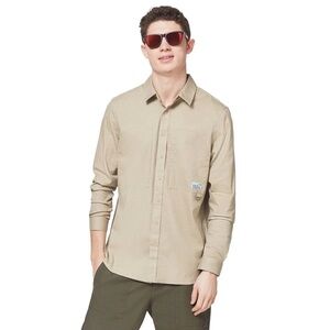 Oakley Workwear Patch LS Shirt Khaki Tan Tactical Utility Gorpcore XL